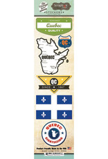 Scrapbook Customs/Stamping Station Quebec vintage stickers