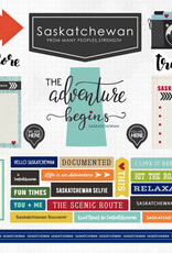 Scrapbook Customs/Stamping Station Sask. adventure sticker sheet