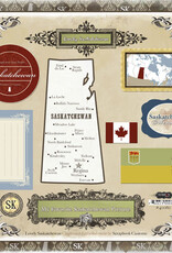 Scrapbook Customs/Stamping Station Saskatchewan - 12x12 Chipboard