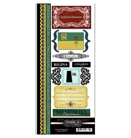 Scrapbook Customs/Stamping Station Saskatchewan Explore - Cardstock Stickers