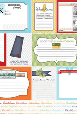 Scrapbook Customs/Stamping Station Saskatchewan Travel Journal - 12x12 Pattern Paper