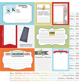 Scrapbook Customs/Stamping Station Saskatchewan Travel Journal - 12x12 Pattern Paper