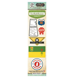 Scrapbook Customs/Stamping Station Sask. vintage sticker