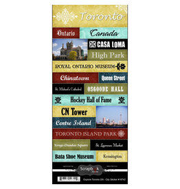 Scrapbook Customs/Stamping Station Toronto explore city stickers