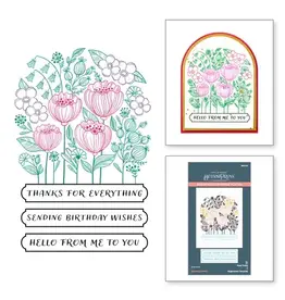Spellbinders Blooming Garden - Registration and  Press Plates