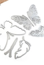 Elizabeth Craft Designs Ornate Butterfly Dies - Journal Elements Collection