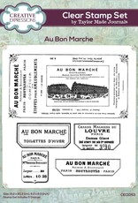 Creative Expressions Taylor Made Journals Clear Stamp 6"X8" Au Bon Marche