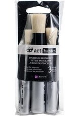PRIMA MARKETING INC Finnabair Art Basics Dabbing Brushes 3/Pkg .25", .5" & .625"