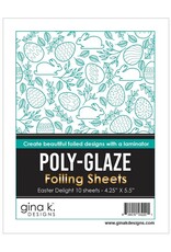 Gina K. Designs POLY-GLAZE Foiling Sheets- Easter Delight