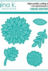 Gina K. Designs Vibrant Sentiments - Dies