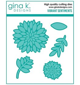 Gina K. Designs Vibrant Sentiments - Dies