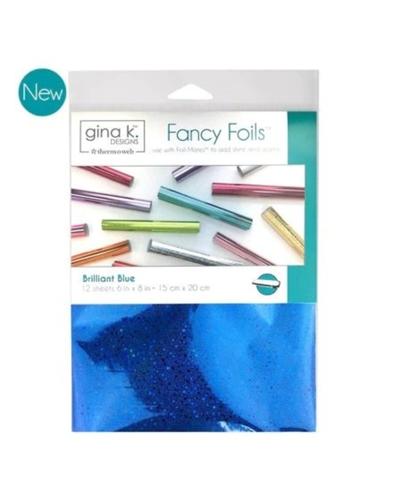 Gina K. Designs Fancy Foil 6" x 8" - Brilliant Blue