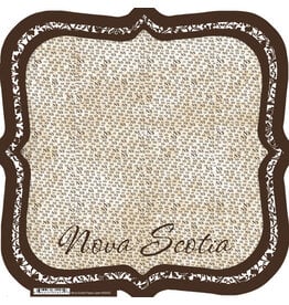 Scrapbook Customs/Stamping Station Nova Scotia - Pattern Paper