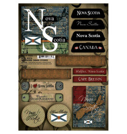 NS patchwork stickers