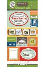 Scrapbook Customs/Stamping Station NS vintage paper cut out (6x12)