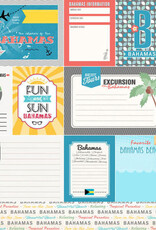 Scrapbook Customs/Stamping Station Bahamas tropical journal paper