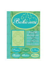 Bahamas sticker sheet