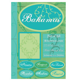 Bahamas sticker sheet