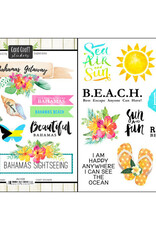 Scrapbook Customs/Stamping Station Bahamas getaway stickers