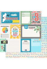 Scrapbook Customs Belize tropical journal paper