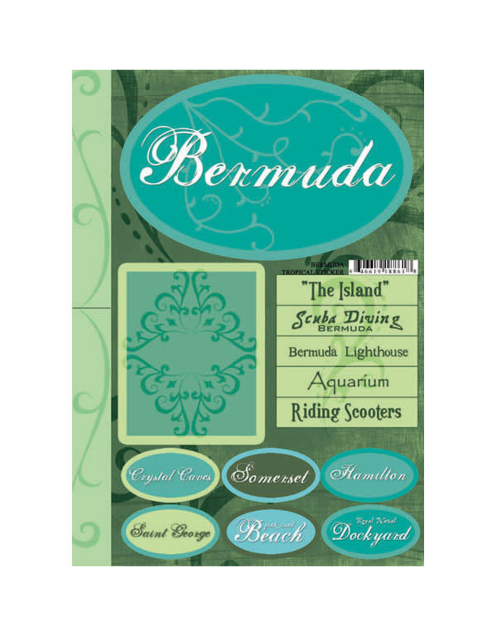 Bermuda topical stickers