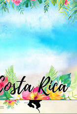 Scrapbook Customs/Stamping Station Costa Rica getaway paper