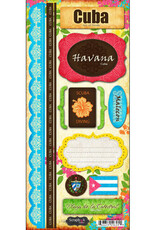 Scrapbook Customs/Stamping Station Cuba paradise stickers