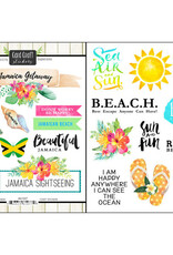 Scrapbook Customs/Stamping Station Jamaica getaway stickers