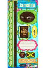 Scrapbook Customs/Stamping Station Jamaica paradise stickers