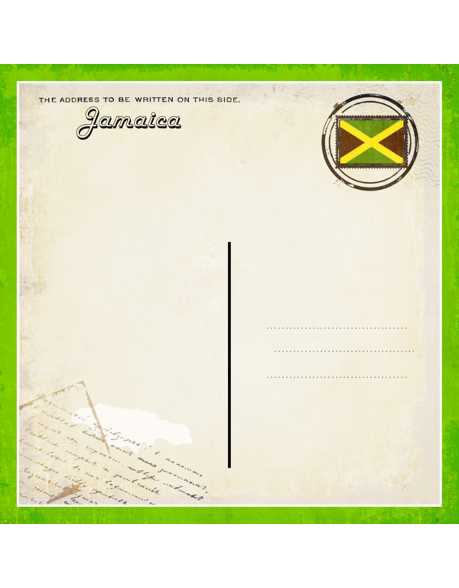 Jamaica vintage paper