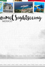 Scrapbook Customs/Stamping Station Cozumel city paper
