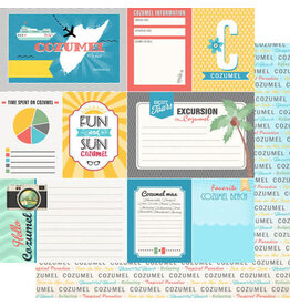 Scrapbook Customs/Stamping Station Cozumel journal paper