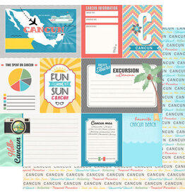 Scrapbook Customs/Stamping Station Cancun journal paper