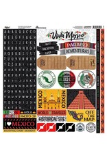 Reminisce Mexico large sticker sheet