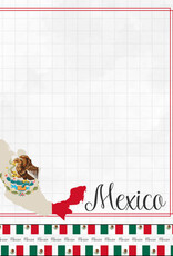 Scrapbook Customs/Stamping Station Mexico adventure paper