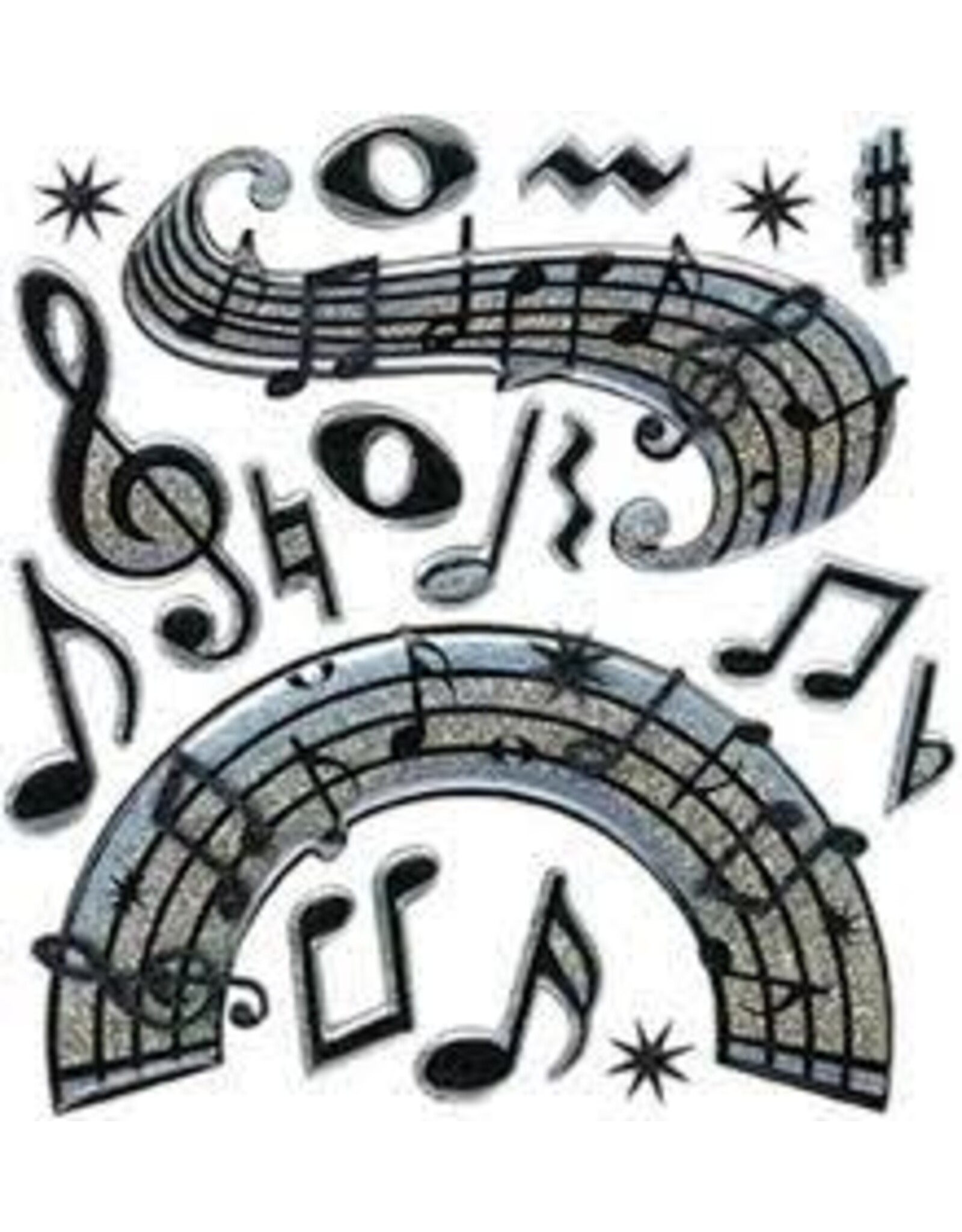 Jolee's Music Notes Stickers (EPOXY)