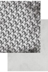 49 AND MARKET Color Swatch: Charcoal Double-Sided Cardstock 12"X12" - #5