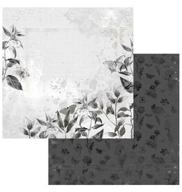 49 AND MARKET Color Swatch Charcoal - 12x12 Pattern Paper #1