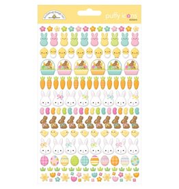 Doodlebug Design Bunny Hop Puffy Sticker Icons