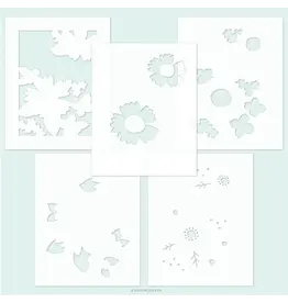 Concord & 9TH Garden Path Stencil Pack