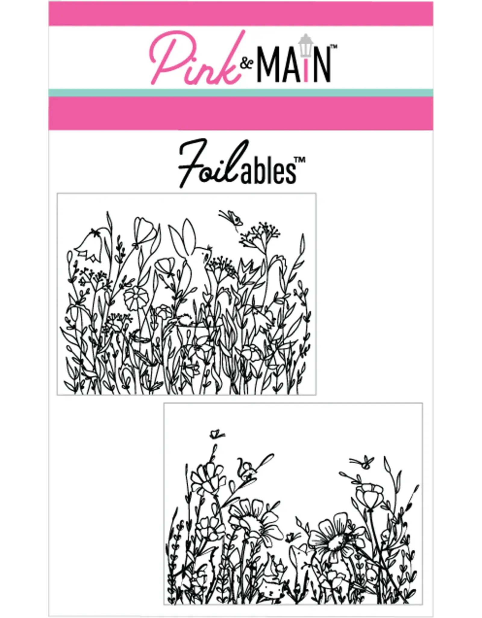 Pink & Main Critters in the Meadow Foilable Panels