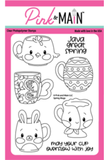 Pink & Main Spring Mugs Stamps