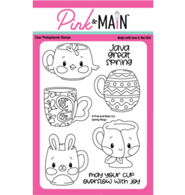 Pink & Main Spring Mugs Stamps