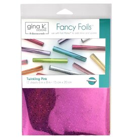 Gina K. Designs Fancy Foil 6" x 8" - Twilight Pink Holographic