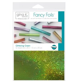 Gina K. Designs Fancy Foil 6" x 8" - Glittering Green