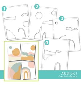 Taylored Expressions Create - In - Quads - Abstract - Layering Stencils