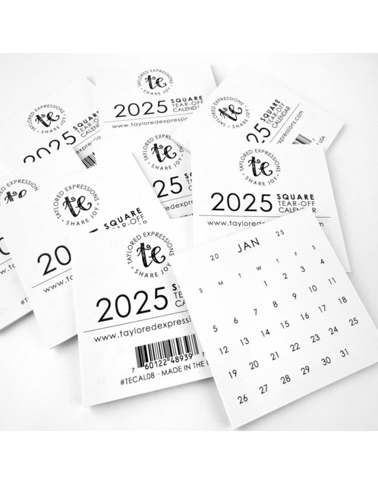 Taylored Expressions 2025 Square Tear Off Calendars (set of 10)