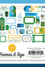 Echo Park Wizard Of Oz Frames & Tags