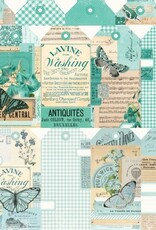 Simple Stories Simple Vintage Essentials Color Palette Teal & Mint Tags
