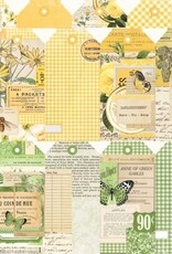Simple Stories Simple Vintage Essentials Color Palette Yellow & Green Tags